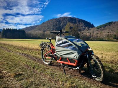 Julien's offroad ready cargo bike!