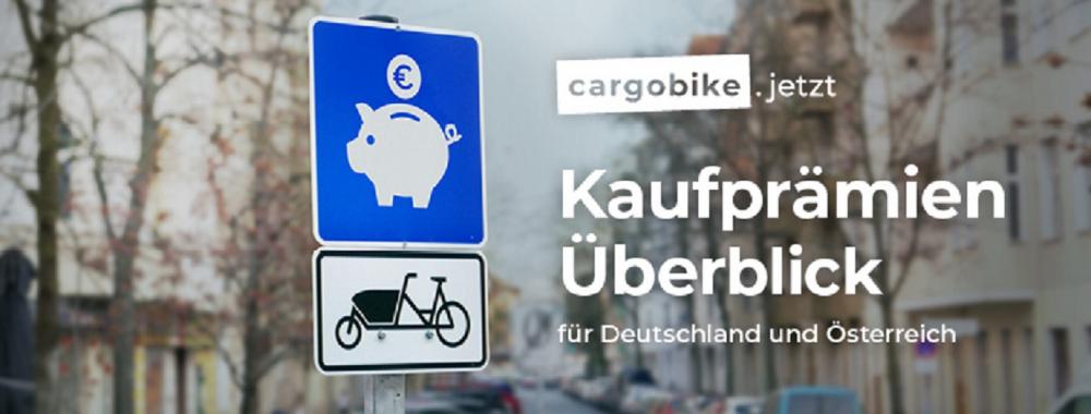 Kaufpraemien Cargo Bikes