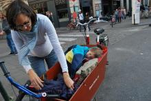 Children on the Family Bike