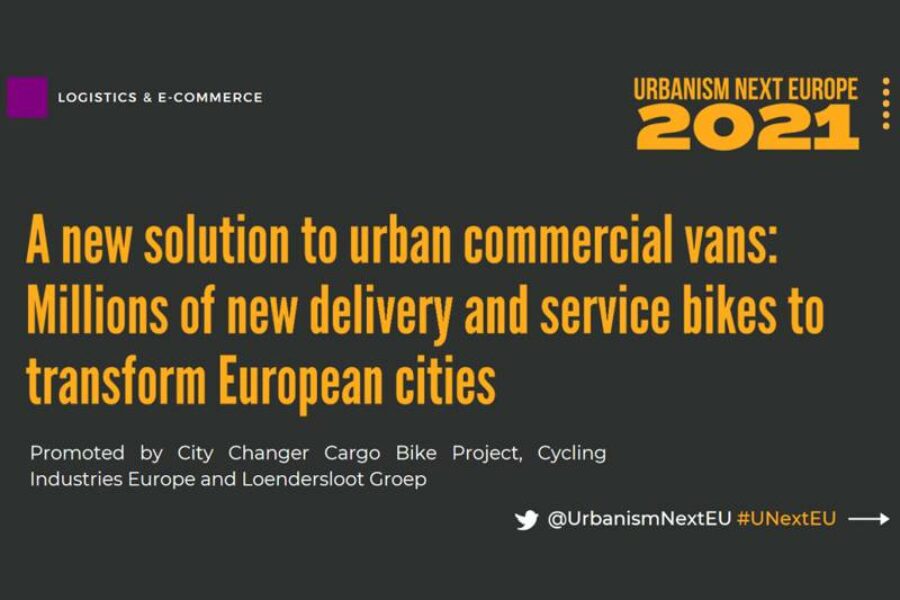 Urbanism Next Europe: 4.D. A new solution to urban commercial vans
